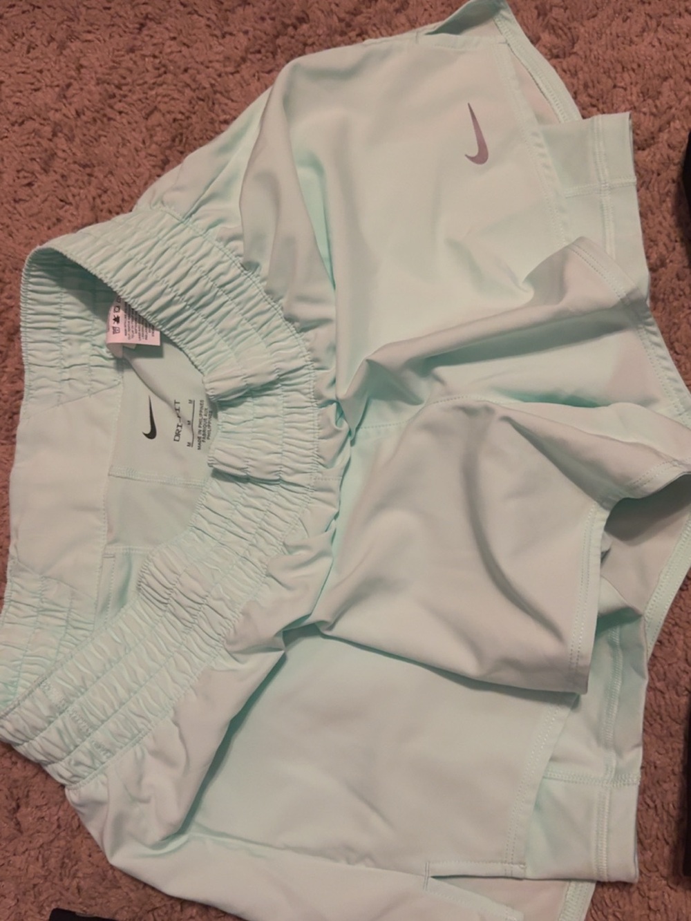 Nike Women’s Light Aqua Running Shorts
